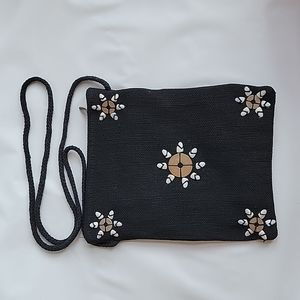 Sustainable jute material shoulder bag